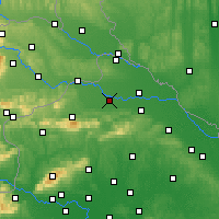 Nearby Forecast Locations - Varaždin - Mapa