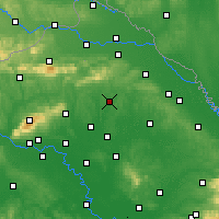 Nearby Forecast Locations - Križevci - Mapa