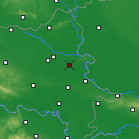 Nearby Forecast Locations - Klisa - Mapa