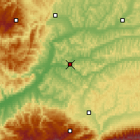 Nearby Forecast Locations - Blaj - Mapa