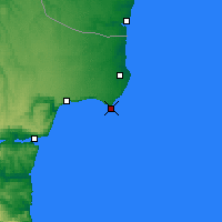 Nearby Forecast Locations - Kaliakpa - Mapa