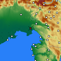 Nearby Forecast Locations - Monfalcone - Mapa