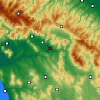 Nearby Forecast Locations - Florença - Mapa