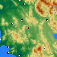 Nearby Forecast Locations - Siena - Mapa