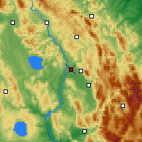 Nearby Forecast Locations - Perúgia - Mapa