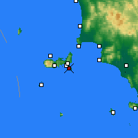 Nearby Forecast Locations - Ilha de Elba - Mapa
