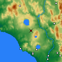 Nearby Forecast Locations - Viterbo - Mapa