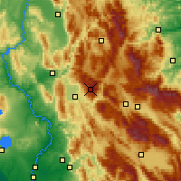 Nearby Forecast Locations - Monte Terminillo - Mapa