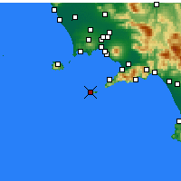 Nearby Forecast Locations - Cápri - Mapa