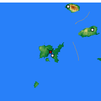 Nearby Forecast Locations - Lemnos - Mapa