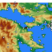 Nearby Forecast Locations - Corinto - Mapa