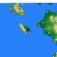 Nearby Forecast Locations - Zacinto - Mapa