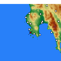 Nearby Forecast Locations - Modon - Mapa