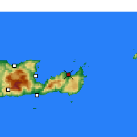 Nearby Forecast Locations - Siteía - Mapa