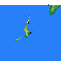Nearby Forecast Locations - Cárpatos - Mapa