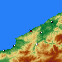 Nearby Forecast Locations - Zonguldaque - Mapa