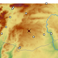 Nearby Forecast Locations - Gaziantepe - Mapa