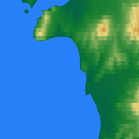Nearby Forecast Locations - Pevek - Mapa