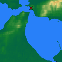Nearby Forecast Locations - Anadyr - Mapa