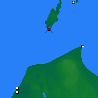 Nearby Forecast Locations - Península de Sõrve - Mapa