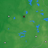 Nearby Forecast Locations - Utena - Mapa
