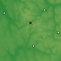 Nearby Forecast Locations - Pachelma - Mapa