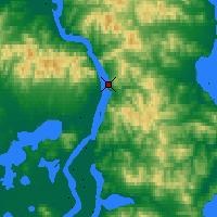 Nearby Forecast Locations - Bogorodskoe - Mapa
