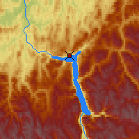 Nearby Forecast Locations - Yajlju - Mapa