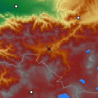 Nearby Forecast Locations - Akhaltsikhe - Mapa