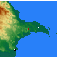 Nearby Forecast Locations - Bacu - Mapa