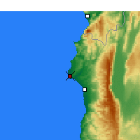 Nearby Forecast Locations - Lataquia - Mapa