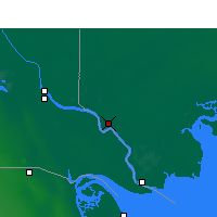 Nearby Forecast Locations - Abadã - Mapa
