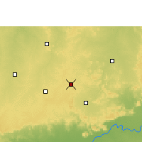 Nearby Forecast Locations - Bopal - Mapa