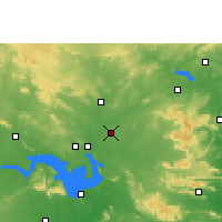 Nearby Forecast Locations - Jharsuguda - Mapa