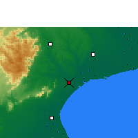Nearby Forecast Locations - Balasore - Mapa