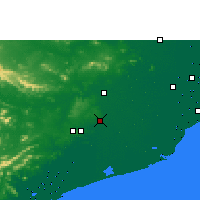 Nearby Forecast Locations - Bubanesvar - Mapa