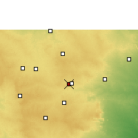 Nearby Forecast Locations - Haiderabade - Mapa