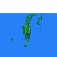 Nearby Forecast Locations - Porto Blair - Mapa
