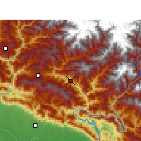 Nearby Forecast Locations - Dipayal-Silgadhi - Mapa
