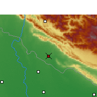 Nearby Forecast Locations - Nepalgunj - Mapa