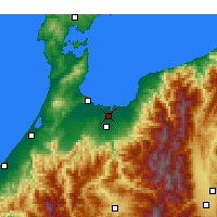 Nearby Forecast Locations - Toyama - Mapa