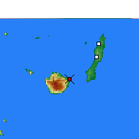 Nearby Forecast Locations - Yakushima - Mapa