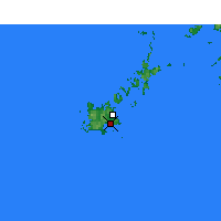 Nearby Forecast Locations - Fukue Aeroporto - Mapa
