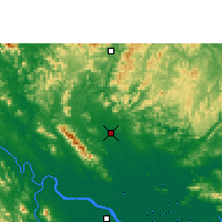 Nearby Forecast Locations - Thái Nguyên - Mapa