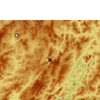 Nearby Forecast Locations - Oudomxai - Mapa