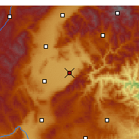 Nearby Forecast Locations - Dingxiang - Mapa