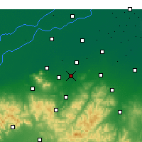 Nearby Forecast Locations - Zibo - Mapa