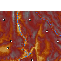 Nearby Forecast Locations - Shidian - Mapa