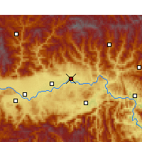 Nearby Forecast Locations - Yang Xian - Mapa