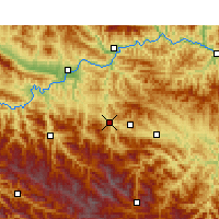 Nearby Forecast Locations - Pingli - Mapa